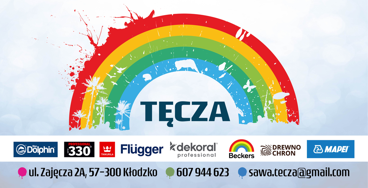 Zdjęcie na okładce dla Tęcza - farby, tynki zewnętrzne, akcesoria malarskie